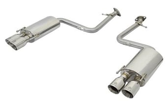 afe takeda 16-17 lexus rc 200t 2.0l (t) 2in. ss axle-back exhaust system w/polished tips 49-36037-p - image