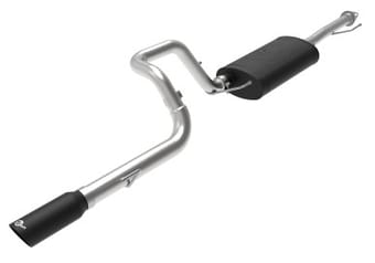 afe machforce xp 2.5in 304-ss exhaust cat-back w/ black tip 10-19 toyota 4runner v6-4.0l 49-36040-1b - image