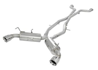 afe takeda 2.5inch ss exhaust cat-back 09-13 nissan 370z v6 3.7l polished tips 49-36107 - image