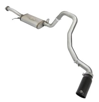 afe machforce xp 2-1/2in ss-304 cat-back exhausts w/ black tip 02-16 nissan patrol (y61) i6-4.8l 49-36115-b - image