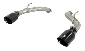 afe takeda 2.5in 304 ss axle-back exhaust w/ black tips 16-18 infiniti q50 v6-3.0l (tt) 49-36130nm-b - image