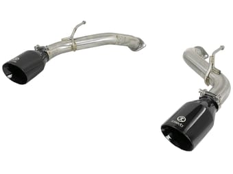 afe power takeda 2.5in 304 ss axle-back exhaust w/ black tips 17+ infiniti q60 v6-3.0l (tt) 49-36133nm-b - image