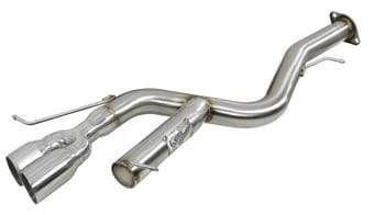 afe machforce xp 08-13 bmw 135i l6-2.0l n54/n55 3in. 304 ss axle-back exhaust w/polished tips 49-36302-p - image