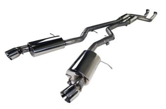 afe machforce xp 11-12 bmw 335i l6-3.0l n55 e90/92 304ss 2.75in. cat-back exhaust system 49-36306 - image