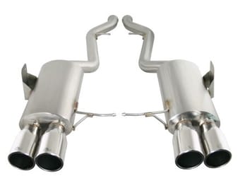 afe machforce xp exhaust cat-back ss-304 08-13 bmw m3 (e90) v8-4.0l 49-36311-p - image
