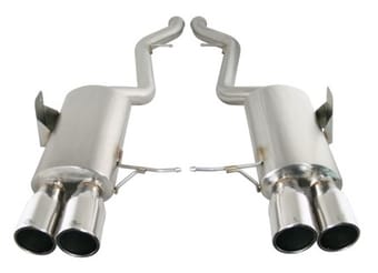 afe machforce xp exhaust cat-back 2.5in dia ss-304 polished tips 07-13 bmw m3 (e92/93) v8 4.0l 49-36312-p - image