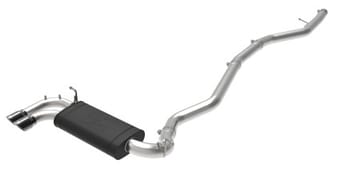 afe mach force-xp 2-1/2in 304 ss cat back exh w/black tips 14-16 bmw 228i (f22/23) l4-2.0l (t) n20 49-36345-b - image