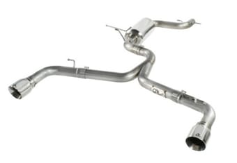 afe machforce xp exhaust 304ss cat-back w/ polished tips 12-13 vw beetle l4 2.0l (t) 49-36407 - image