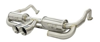afe elite 05-12 porsche boxster s (987.1-987.2) h6 3.4l 304ss dual cat-back w/dual polished tip exht 49-36409 - image