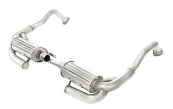 afe machforce xp exhaust cat-back 2in ss-304 cat-back exhaust for 05-08 porsche boxster s (987.1) h6 49-36411 - image