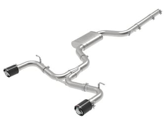afe machforce xp 3in-2.5in ss exhaust cat-back 18-19 volkswagen gti (mk7.5) l4-2.0l (t) - carbon 49-36422-c - image