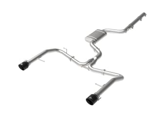 afe power mach force-xp 19-21 volkswagen jetta gli l4-2.0l (t) 304 ss cat-back exhaust system 49-36432-b - image