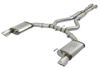 afe machforce xp 3in-2.5in 304ss exhaust cat-back 15-20 audi s3 l4-2.0l (t) - polished tips 49-36442-p - image