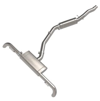 afe mach force-xp 17-21 audi q5 l4-2.0l (t) 3in to 2.5in stainless steel cat-back exhaust system 49-36447 - image