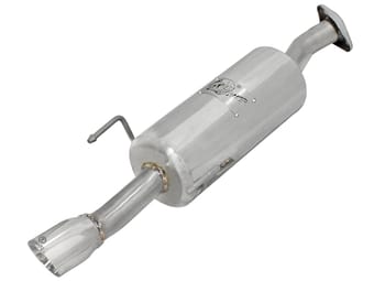 afe power 07-08 honda fit l4-1.5l 2in. 304 ss axle-back exhaust system 49-36611 - image