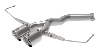afe takeda 3in-2.5in 304 ss axle-back exhaust w/polished tip 19-20 hyundai veloster i4-1.6l(t) 49-37012-p - image