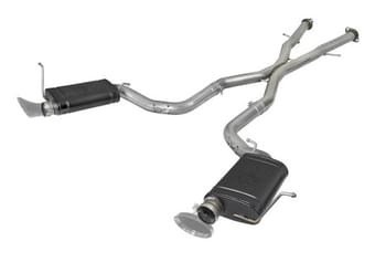afe machforce xp 12-17 jeep grand cherokee wk2 srt8 v8-6.4l 304ss cat-back exhaust w/o resonator 49-38058 - image