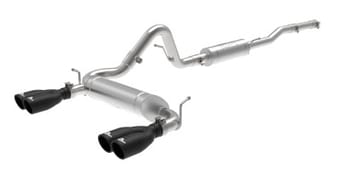 afe vulcan series 2.5in 304ss cat-back exhaust 07-18 jeep wrangler (jk) v6-3.6/3.8l w/ black tips 49-38087-b - image