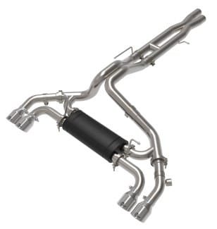 afe vulcan series 2.5in 304ss cat-back exhaust 2021+ jeep wrangler 392 6.4l w/ polished tips 49-38098-p - image