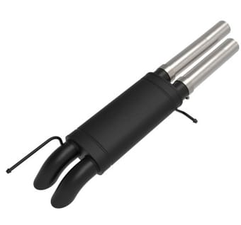 afe 2021+ jeep wrangler jl (392 v8-6.4l) rock basher 3in. 304 stainless steel cat-back exhaust 49-38099 - image