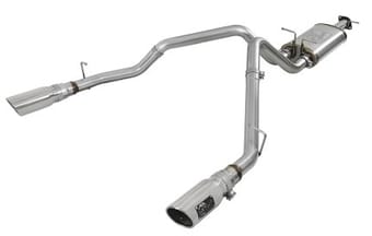 afe mach force-xp 3in 409 ss cat-back exhaust 2019 ram 1500 v8-5.7l w/ polished tip 49-42059-p - image