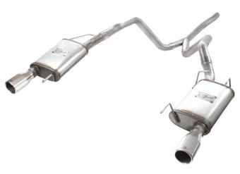 afe machforce xp 05-09 ford mustang v6 4.0l 2-1/2in. 409 ss cat-back exhaust 49-43047 - image