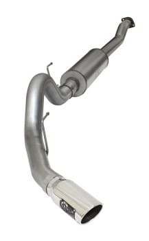 afe machforce xp ss exhaust 4in cat-back w/ polish tip 2015 ford f-150 ecoboost v6 2.7/3.5ltt 49-43069-p - image
