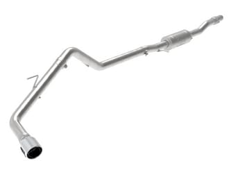 afe apollo gt series 3in 409 ss cat-back exhaust 2019 ford ranger 2.3l w/ polished tips 49-43115-p - image