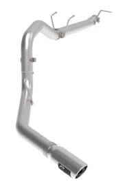 afe apollo gt series 3-1/2in 409 ss axle-back exhaust 17-20 ford f-250/f-350 polished tip no muffler 49-43116nm-p - image