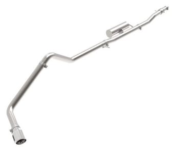 afe apollo gt series 3in 409 ss cat-back exhaust 19-20 ford ranger 2.3l w/ polished tips 49-43118-p - image