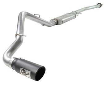 afe machforce exhausts cat-back black tips 99-03 gm gas trucks 1500 v6-4.3l/v8-4.8/5.3l 49-44012-b - image