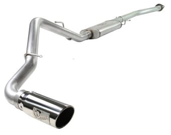 afe machforce exhausts cat-back ss tips 99-03 gm gas trucks 1500 v6-4.3l/v8-4.8/5.3l 49-44012-p - image