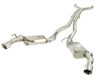 afe machforce xp exhaust 3in stainless stee cb/10-13 chevy camaro v8-6.2l (td) (pol tip) 49-44039-p - image