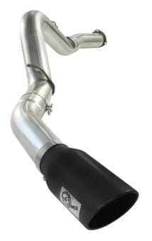 afe machforce xp exhaust 5in dpf-black, gm diesel trucks 07.5-10 v8-6.6l 9(td) lmm 49-44040-b - image