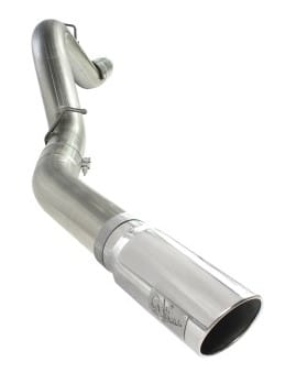 afe machforce xp exhaust 5in dpf-back ss 11-13 gm diesel trucks v8-6.6l (td) (lml) (pol tip) 49-44041-p - image