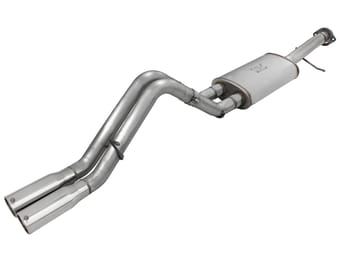 afe power machforce xp exhaust system cat-back 409 stainless steel 07-08 hummer h2 v8 6.0l/6.2l 49-44049 - image