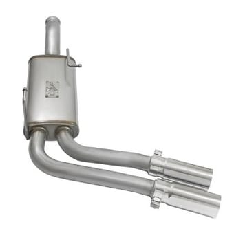afe rebel series cb middle-side exit ss exhaust w/ polished tips 09-16 gm silverado/sierra v6/v8 49-44070-p - image