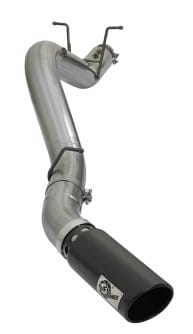 afe large bore hd 4in 409-ss dpf-back exhaust w/black tip 2017 gm duramax v8-6.6l (td) l5p 49-44085-b - image