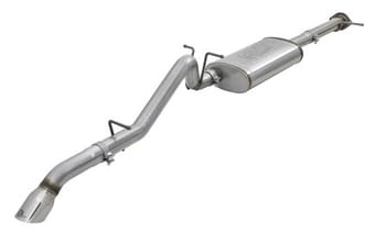 afe mach force-xp hi-tuck 3in. 409 ss c/b exhaust 15-18 gm colorado l4-2.5l/v6-3.6l - polished tip 49-44099-p - image