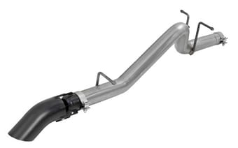 afe mach force-xp 3in 409 ss cat-back exhaust w/ black tip 16-18 gm colorado/canyon i4-2.8l (td) lwn 49-44100-b - image