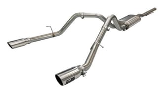 afe apollo gt series 3in 409ss gm silverado/sierra 1500 09-19 v6-4.3/v8-4.8/5.3l - polished 49-44112-p - image