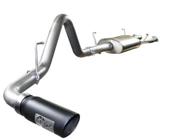 afe machforce xp exhausts cat-back ss-409 exh cb toyota tundra 07-09 v8-4.7l (blk tip) 49-46009-b - image