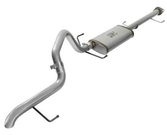 afe mach force-xp 2.5in ss cat-back hi-tuck rb exhaust system 07-14 toyota fj cruiser 49-46011-1 - image