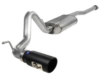 afe mach force xp 3in cat-back stainless steel exhaust system w/black tip toyota tacoma 13-14 4.0l 49-46022-b - image