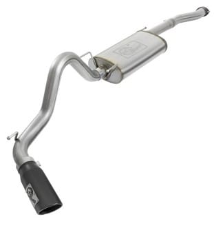 afe machforce xp cat-back ss w/black tips 16 toyota tacoma v6-3.5l 49-46026-b - image