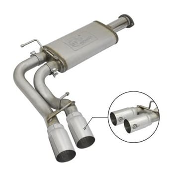 afe rebel exhausts cat-back ss w/polished tip 16 toyota tacoma v6-3.5l 49-46032-p - image