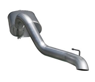 afe machforce xp exhausts cat-back ss-409 exh cb jeep wrangler tj 97-06 i6-4.0l ht 49-46203 - image