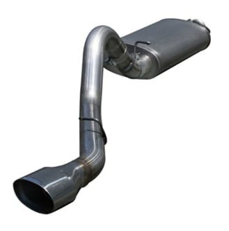afe machforce xp exhausts cat-back ss-409 exh cb jeep wrangler tj 97-06 i6-4.0l 49-46205 - image