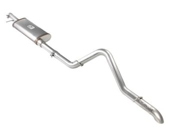 afe machforce xp exhaust cat-back 2.5in ss-409 hi-tuck 12-14 jeep wrangler unlimited v6 3.6l 4dr 49-46231 - image