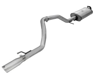 afe machforce xp cat-back exhaust stainless /polished tip 06-09 jeep commander v8 4.7l 2wd & 4wd 49-48052 - image